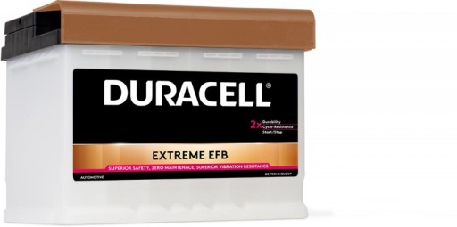 Аккумулятор Duracell Extreme DE65 EFB 12V 65Ah 640A - 1