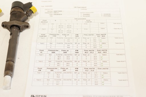 WTRYSKIWACZE VOLVO CITROEN 1,6 TDCI HDI 0445110259 - 2