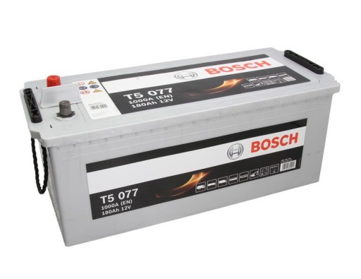 Akumulator BOSCH T5 077 HD (180Ah/1000A, L+, B00) - 2