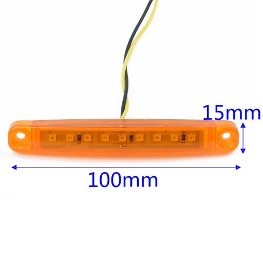 10шт 9led 12V / 24V габаритні лампи габаритні вогні - 5