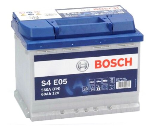 Akumulator Bosch EFB 12V 60Ah 560A P+ S4E05 - 1