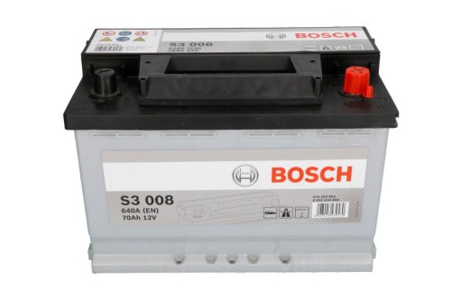 Akumulator BOSCH 12V 70Ah/640A S3 278x175x190 B13 - 13