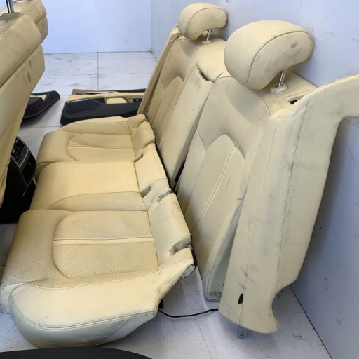 Сидіння + боковини шкіра AUDI S7 A7 4g8 13R - 4