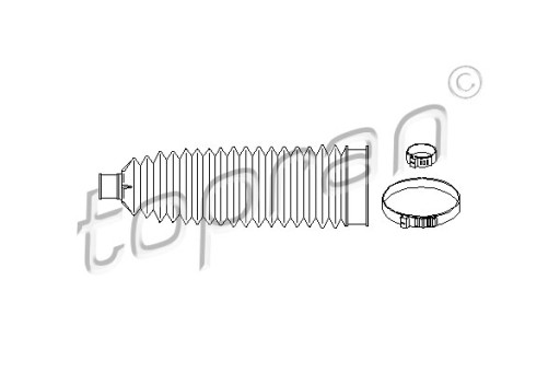 Osłona drążka kierowniczego TOPRAN 700 748 - 2