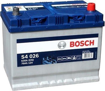 BOSCH S4 026 70AH 630A P+ - 1