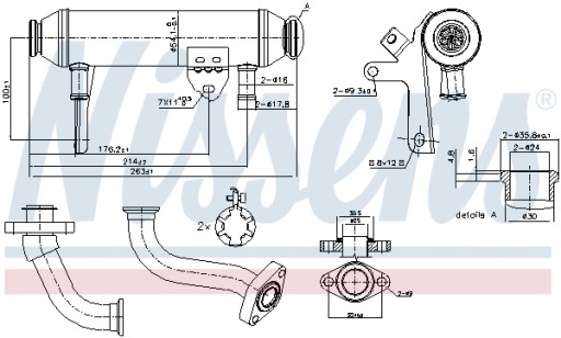 Клапан рециркуляції вихлопних газів ALFA Romeo 147 1.9 JTD - 2