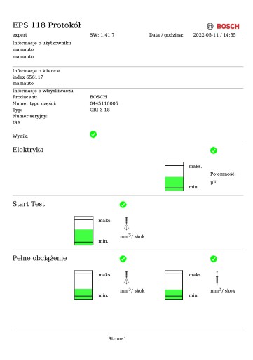 ІНЖЕКТОР ДИЗЕЛЬНОГО ПАЛИВА BOSCH 0445116029 / BOS - 14