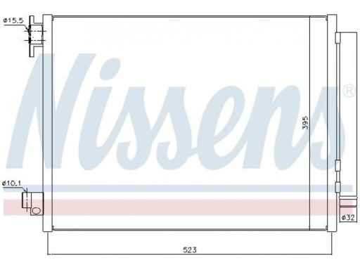 SKRAPLACZ KLIMATYZACJI RENAULT LOGAN I 1.5 08-15 - 2