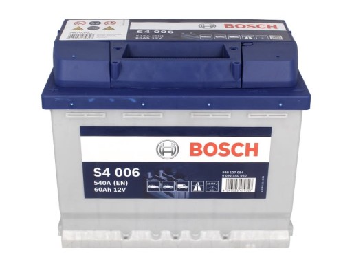 Akumulator BOSCH 12V 60Ah/540A S4 242x175x190 B13 - 14