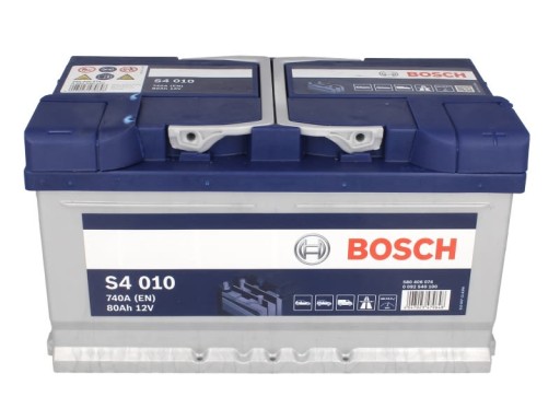 Акумулятор BOSCH S4 010 (80ah / 740a, праворуч+, B13) - 3