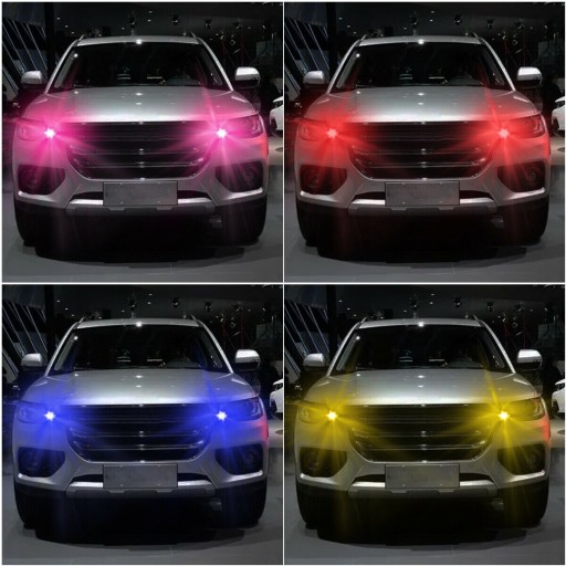 2 лампи W5W LED T10 RGB + пульт дистанційного керування Chrysler JEEP - 13