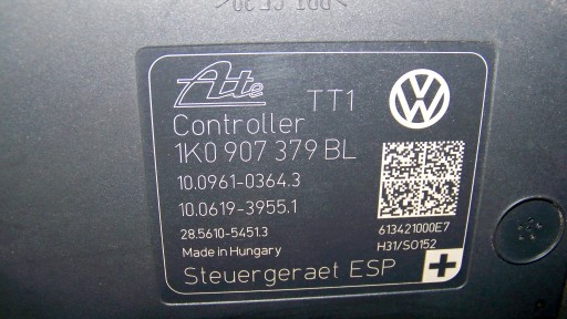 VW Golf VI 6 13R насос ABS - 3