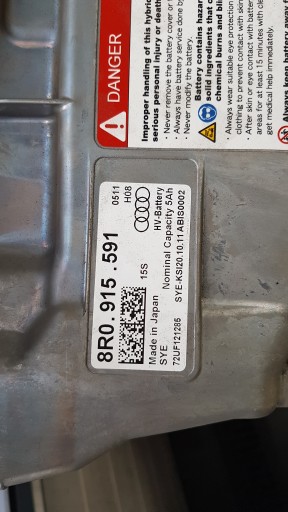 Audi A8 A6 Q5 тягова батарея HV 8R0915591 CHJA - 2