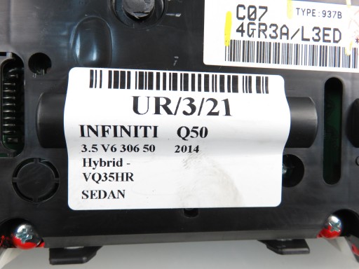 LICZNIK INFINITI Q50 3.5 V6 50 Hybrid 4GR3A/L3ED - 8
