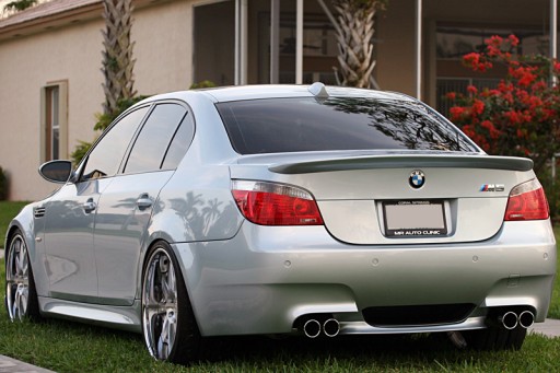 BMW 5 E60 спойлер Волан спойлер грунтовка качество !!! - 8