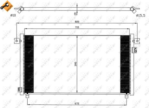 Skraplacze klimatyzacji NRF 35574 - 2