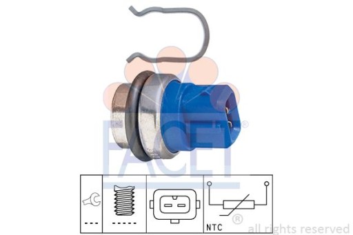 Датчик температури води EPS VW NIEB-2wyjscia - 2