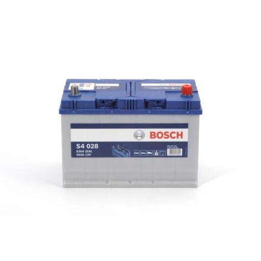 Акумулятор BOSCH S4 95ah 830A P+ - 4