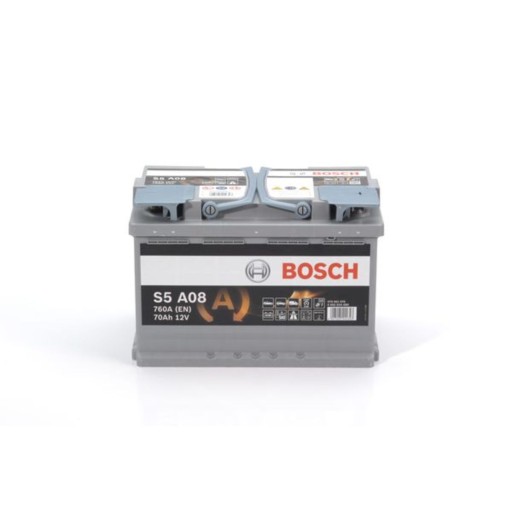 Akumulator BOSCH AGM 70Ah 760A P+ - 6