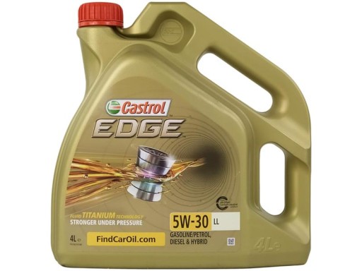 CASTROL EDGE 5W30 LL 4L+FILTR OLEJU OP641 - 3