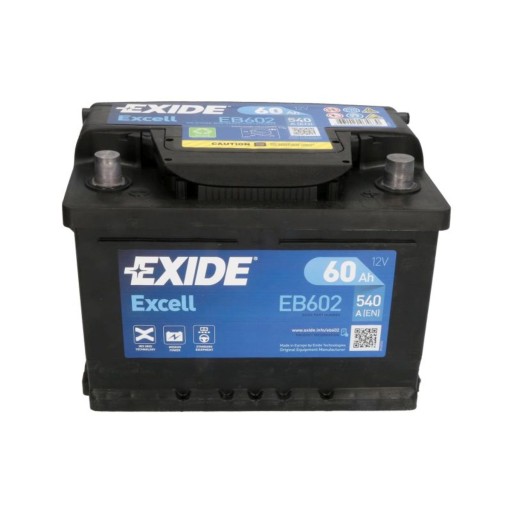 Akumulator EXIDE EXCELL 60Ah 540A P+ - 2