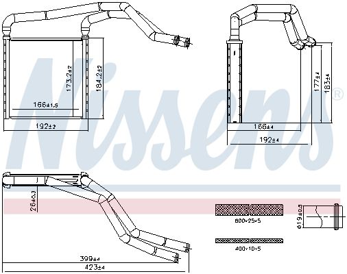 ОБОГРЕВАТЕЛЬ 707298 NISSENS KIA SOUL II - 2