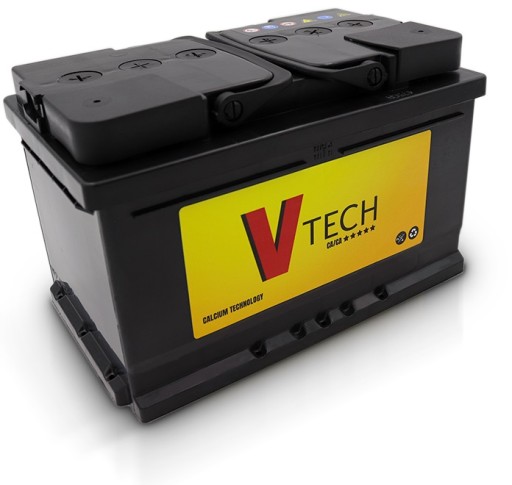 Akumulator samochodowy VTECH 12V 75Ah 740A - 1