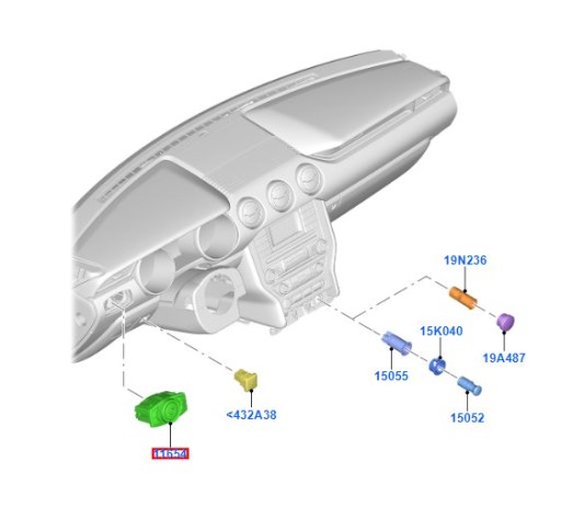 WŁĄCZNIK ŚWIATEŁ FORD MUSTANG Mk6/MONDEO Mk5 - 4