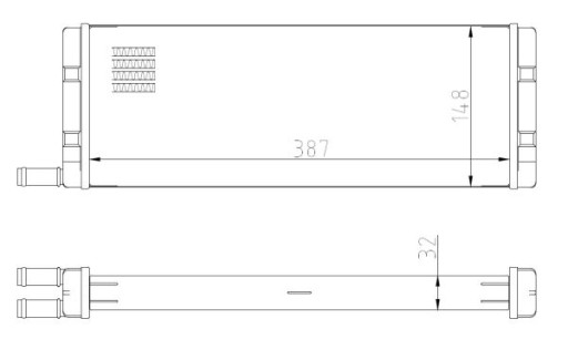 НАГРЕВАТЕЛЬ 54408 NRF VW TRANSPORTER III АВТОБУС - 5