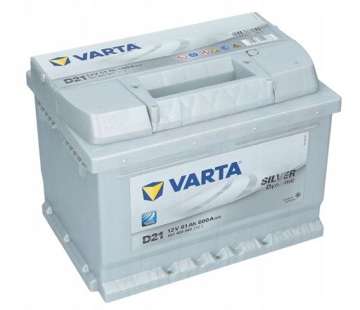 Акумуляторна батарея Varta Silver Dynamic D21 12V 61Ah 600A - 1