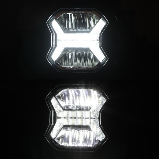 Jeep Wrangler JK светодиодные лампы 2x45w - 5