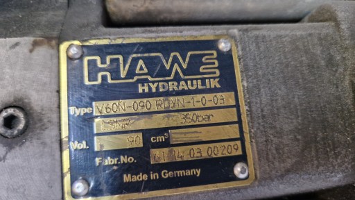 pompa hydrauliczna silnik hawe v60n-090 man daf - 4