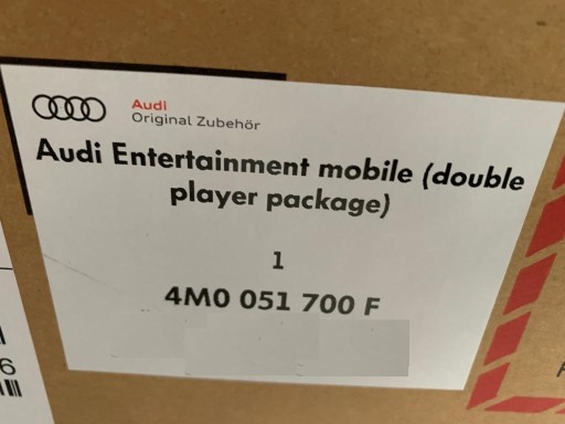 * КОМПЛЕКТ * AUDI TABLET + КРОНШТЕЙН ENTERTAINMENT RSE III - 6