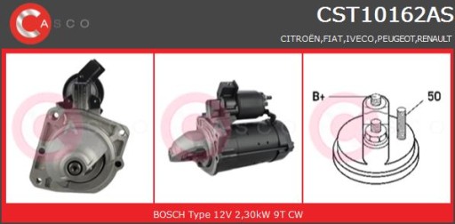 CASCO ROZRUSZNIK 12V CST10162AS - 2