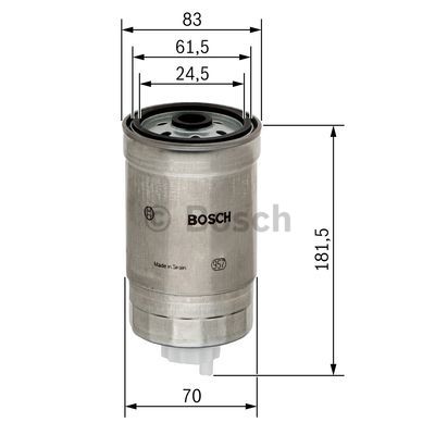Комплект вугільних фільтрів BOSCH AUDI A6 C5 - 4
