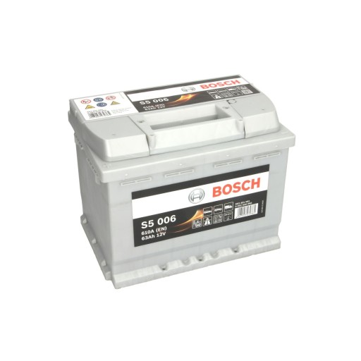 Акумулятор 63AH 610A SILVER S5 L + BOSCH - 15