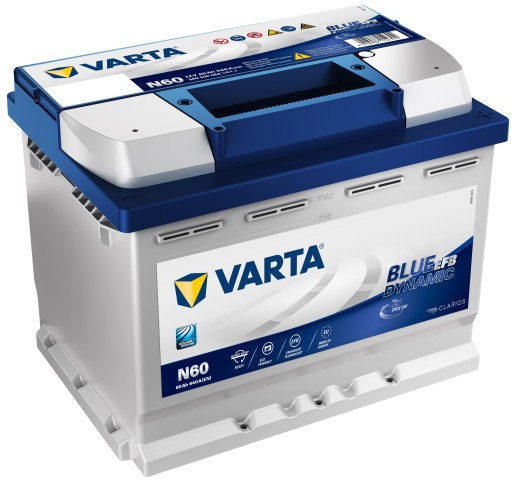 Akumulator VARTA 12V 60Ah/640A START&STOP EFB - 2