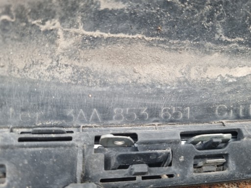 VW passat B7 хром решітка радіатора 3aa - 4