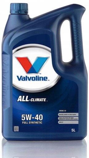 VALVOLINE ALL-CLIMATE 5W40 5L +FILTR OLEJU OE640/1 - 2