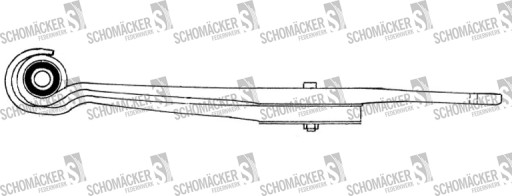 Ресорна SAF Schomäcker 88615000, O. E. 3155102501 - 1