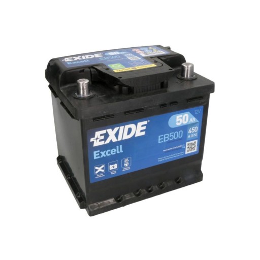 Akumulator EXIDE EXCELL 50Ah 450A P+ - 3