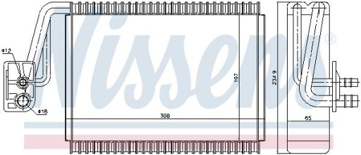 Parownik klimatyzacji Nissens 92174 - 3