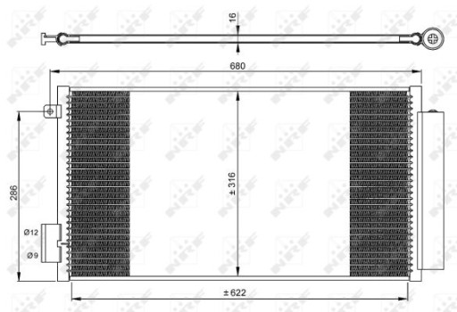 NRF 350061 конденсатор, Кондиціонер - 2