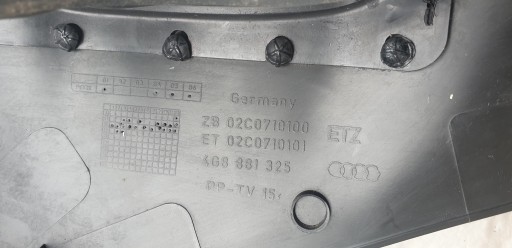 PRZEŁĄCZNIK OSŁONA BOCZEK FOTELA AUDI A6 C7 A7 4G - 7