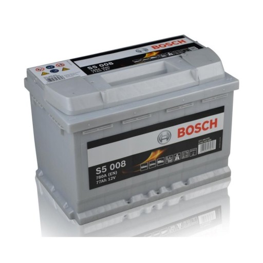 Akumulator Bosch Silver S5 12V 77Ah 780A P+ - 1