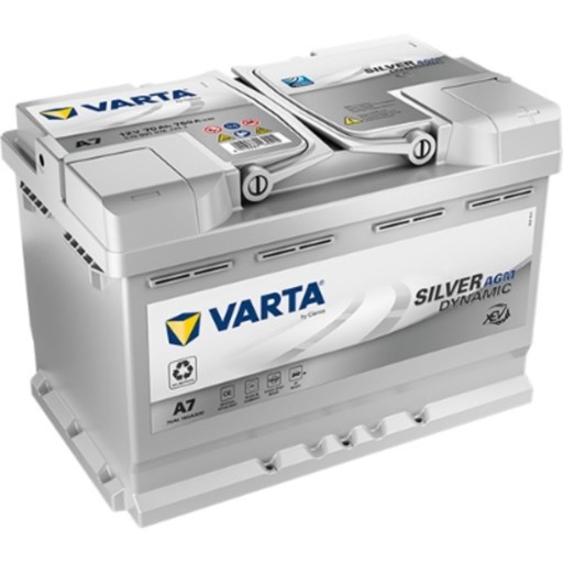 Akumulator Varta Start&Stop AGM 70 Ah 760 A P+ - 2