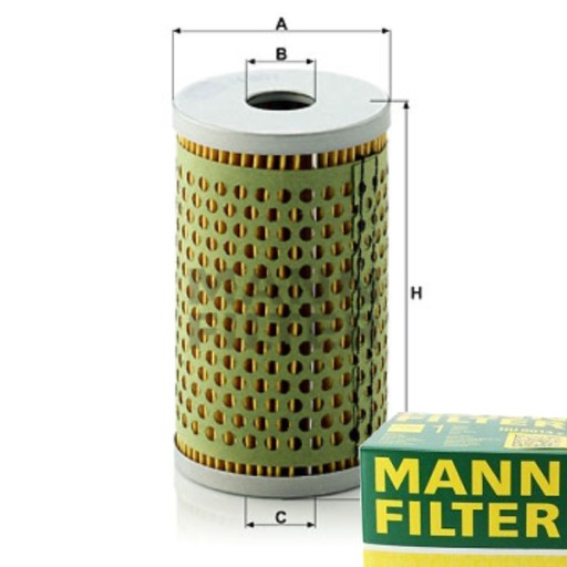 Масляный фильтр MANN-FILTER H601 - 1