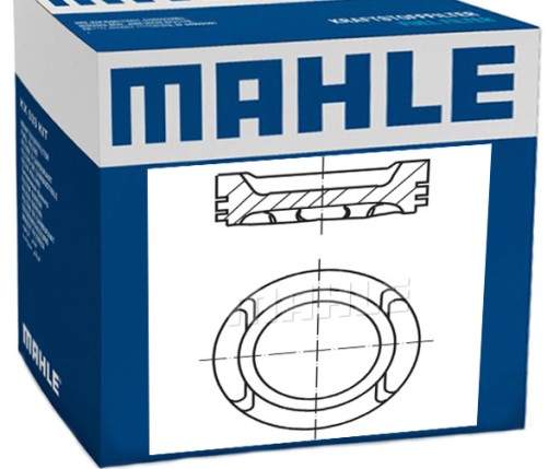 Поршень двигуна MAHLE для VW GOLF IV 2.0 - 1