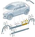 НАКЛАДКА ЗАДНІХ ЛІВИХ ДВЕРЕЙ VW T-ROC 2GA854949D ORG - 8