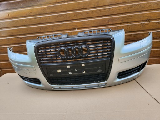 AUDI A3 8P DUŻY GRILL ZDERZAK PRZÓD PRZEDNI Xenon - 1